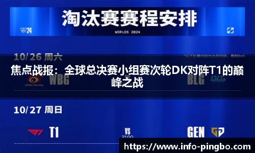 焦点战报：全球总决赛小组赛次轮DK对阵T1的巅峰之战