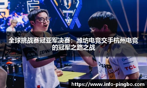 全球挑战赛冠亚军决赛：潍坊电竞交手杭州电竞的冠军之路之战